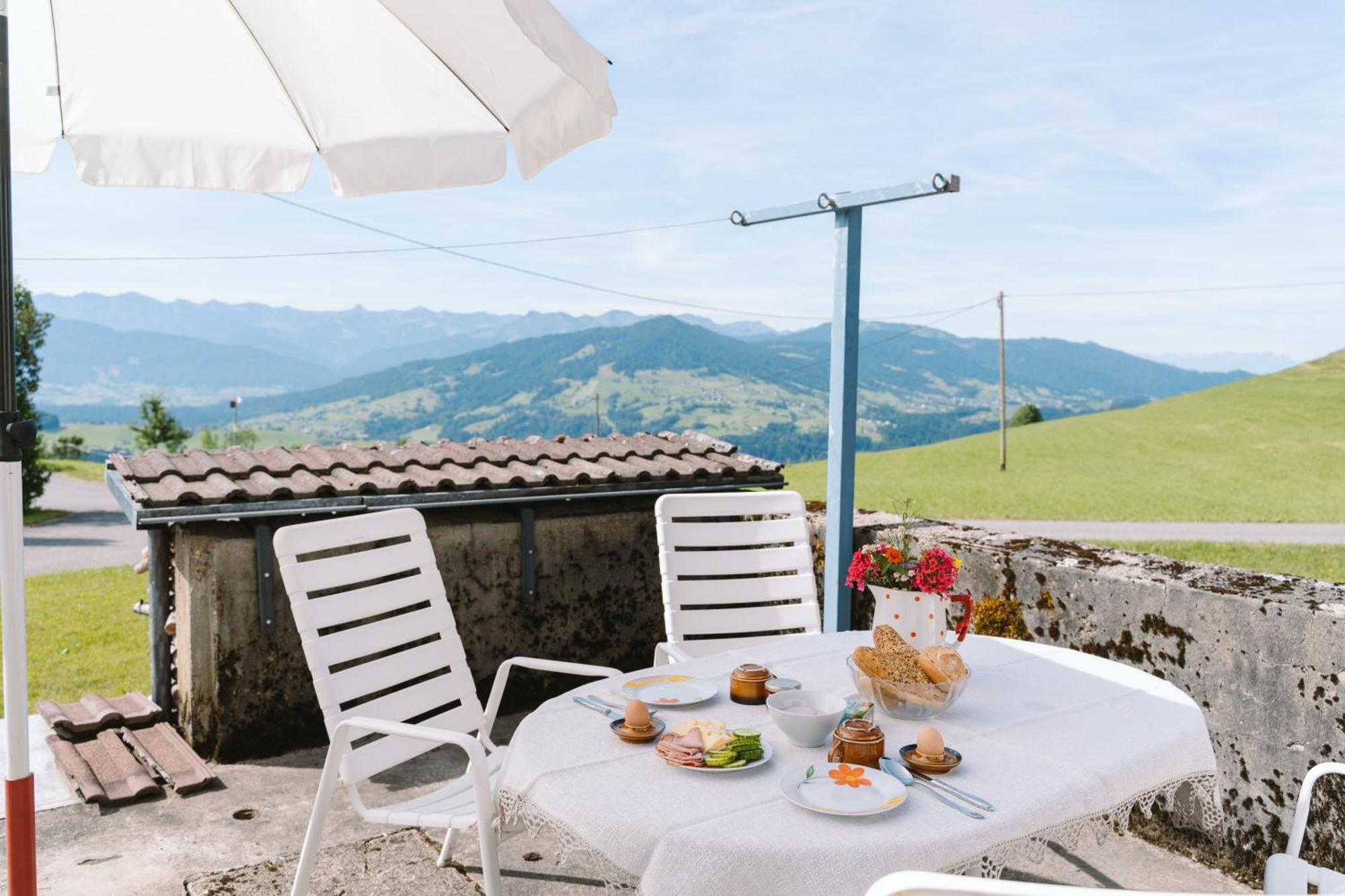 Haus Berchtold Am Huettersberg Villa Doren Exteriör bild